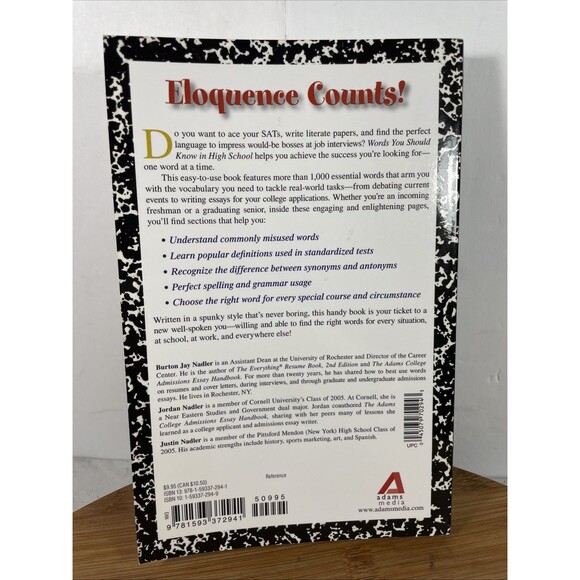 Words You Should Know in High School : 1000 Essential Words to Build Vocabulary - Picture 2 of 3